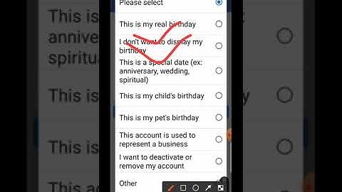 how to change date of birth of locked Facebook | Date of birth kaise change kare 💯 | #shorts