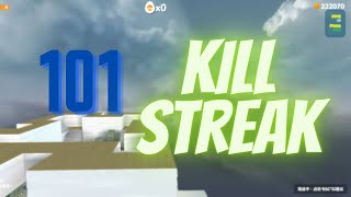 101 kill streak in Shell Shockers (start at 66)