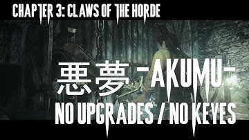 The Evil Within | 悪夢 - AKUMU - Difficulty - Chapter 3 | No Upgrades / No Keys [No Commentary]