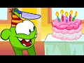 Om Nom Hikâyeleri 🥳 Super Noms 🧁 Om Nom Cafe: Mutlu gün 🎈🥳 Derleme ⭐ Super Toons TV Animasyon