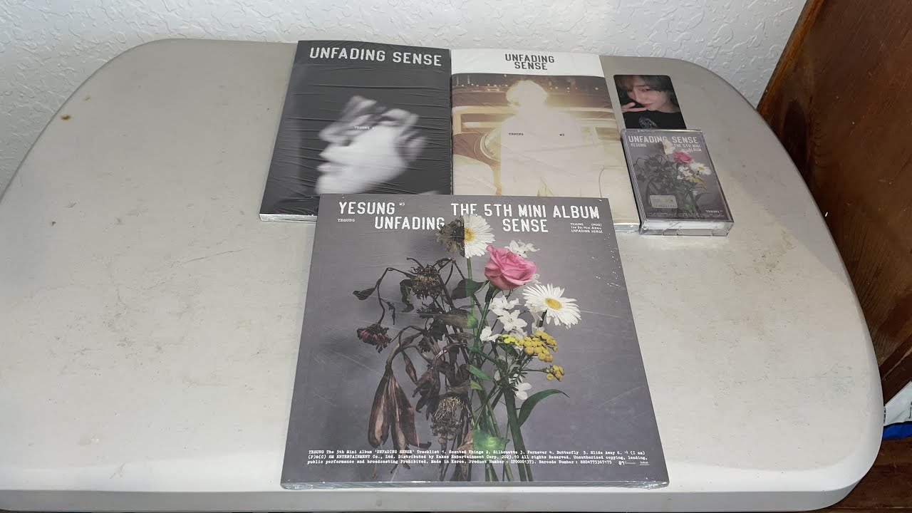 Yesung 5th Mini Album Unfading Sense Unboxing (All Ver) - YouTube