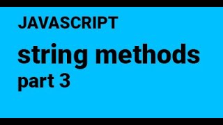 64 string methods part 3