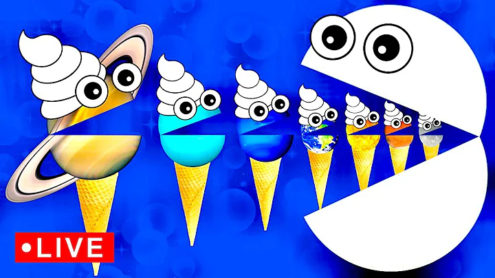 Planet Ice Scoop for Baby 🪐🌎🔴 | Learn Planets Mercury Venus Earth Mars Jupiter Saturn Uranus Neptune