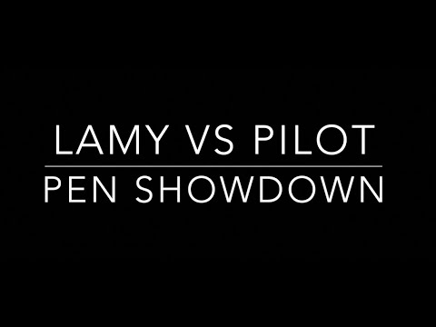 LAMY Dialog 3 VS Pilot Vanishing Point - Pen Showdown