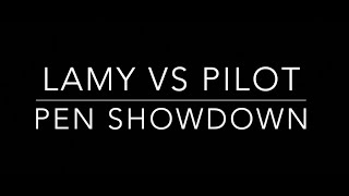 LAMY Dialog 3 VS Pilot Vanishing Point - Pen Showdown
