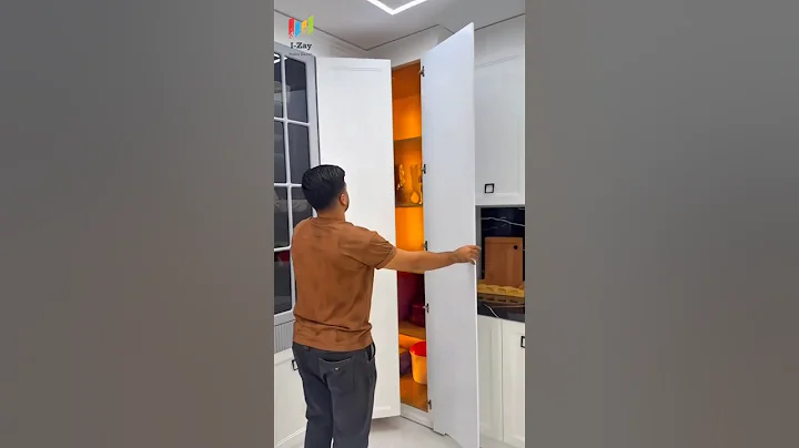 Kitchen Corner Storage Cabinet | Space-Saving Pantry & Appliance Unit #pantry #kitchencorner #shorts