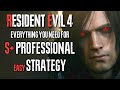 Everything you need for s professional in resident evil 4 remake