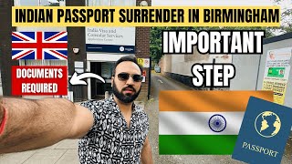 Big Day Today | Surrendering My INDIAN Passport After Getting BRITISH Passport | UK Vlogs