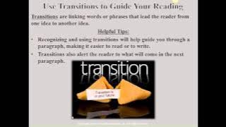 Details, Transitions, & Implied Main Ideas