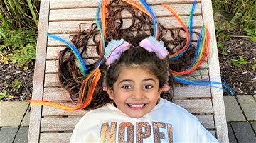 Deema and Sally Funny Stories about Color hair