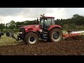 Case 310 Magnum ploughing Gregoire Besson 6 furrow Sound