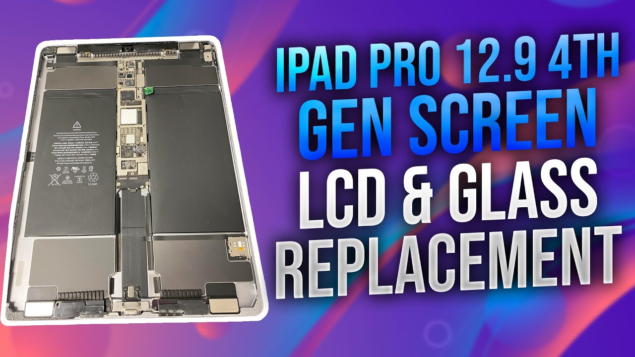 iPad Pro 12.9 3rd/ 4th Gen Cracked Glass and Screen Repair