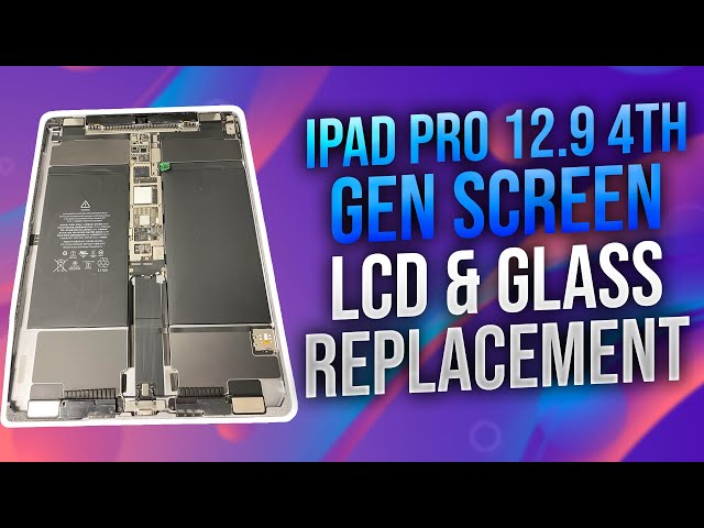 iPad Pro 12.9 3rd/ 4th Gen Cracked Glass and Screen Repair