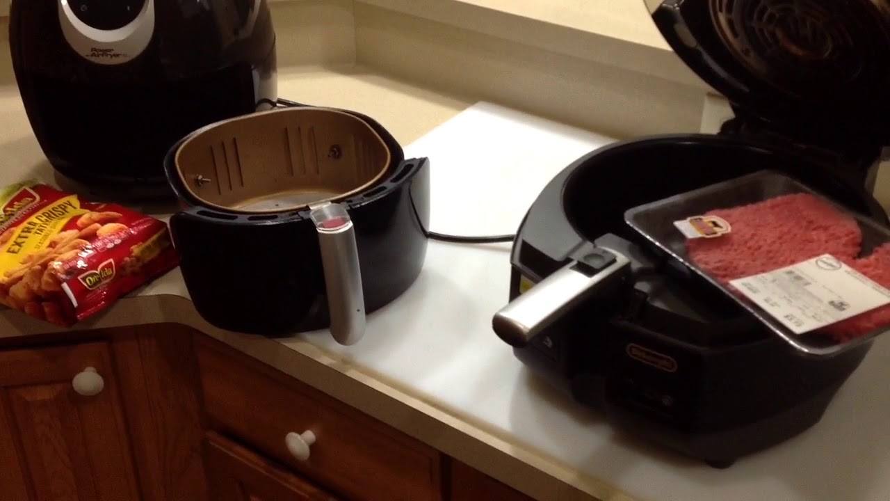 DeLonghi 1363 Cube Steak and Tator Tots on the Power Air 