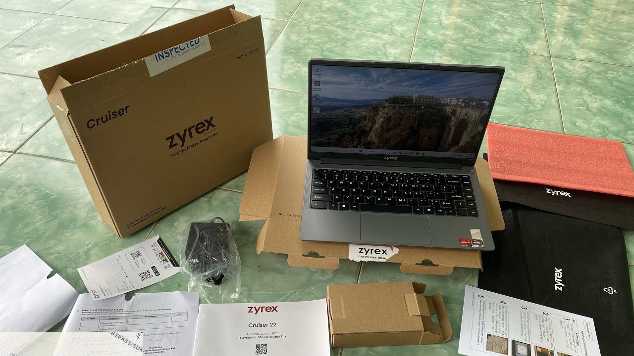 UNBOXING & Spesifikasi Laptop Bantuan Pemerintah : ZYREX Cruiser 22. Layak Untuk Sekolah?