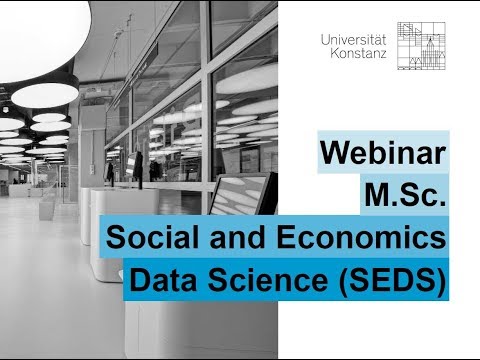 Webinar M.Sc. Social and Economic Data Science (Englisch)