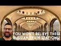 The Most Incredible Metro Train Stations in Moscow Russia!