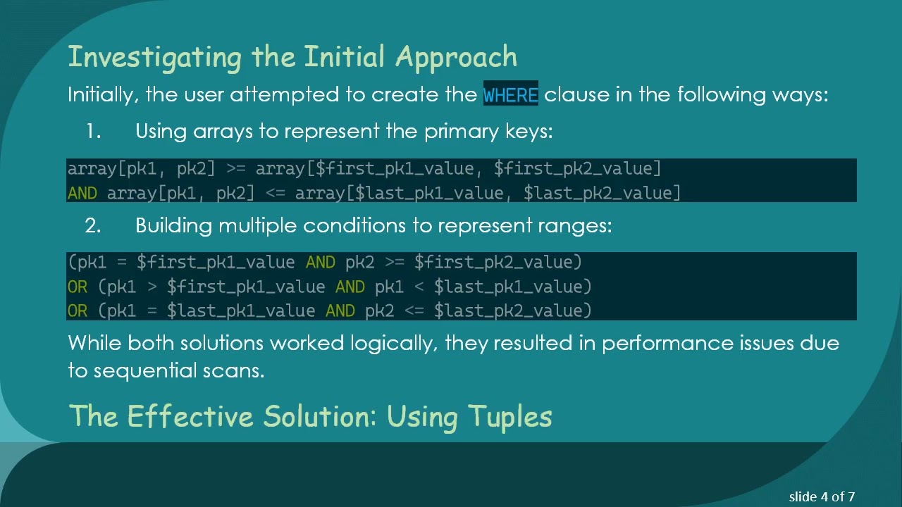 Optimizing UPDATE Queries in PostgreSQL with Composite Primary Keys