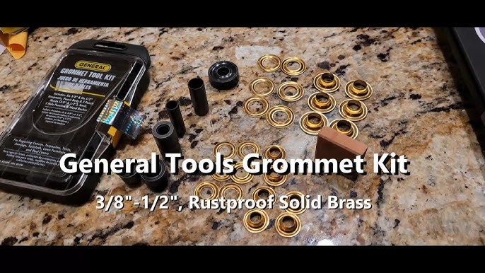 Grommet Kit NH1003K, 3/8 and 1/2 Solid Brass Grommets – NeuMaster