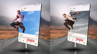 How to Create 3D Instagram photo Frame Effect Photoshop I screenshot 3
