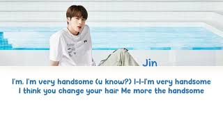 Jin ( 정령 ) “I’m Worldwide Handsome” Remix colour coded lyrics