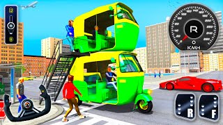 Tuk Tuk Game Rickshaw Driving - City Indian Taxi Parking Simulator | Android Gameplay screenshot 1