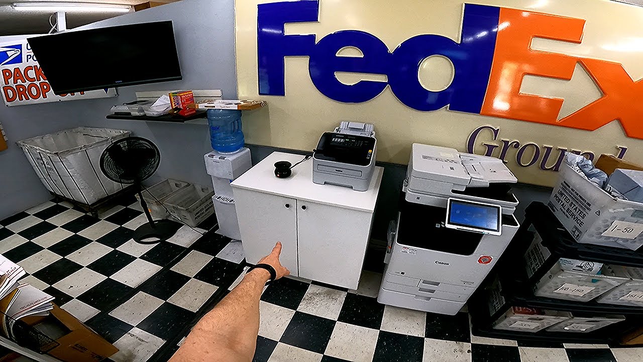 Wrapping up the work week | Fedex pack-and-ship store POV | packing ASMR sweetness