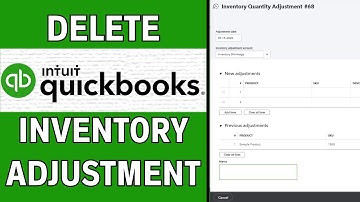 How To Delete Inventory Adjustment QuickBooks Online (2025)
