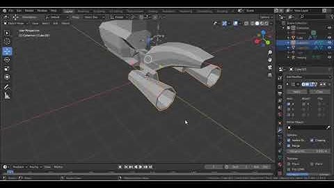 How i make sci-fi Hover Bike  Part 1 (Modeling)