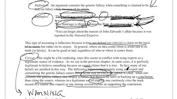 Video Presentation on Faulty Reasoning - Part 1 of 2