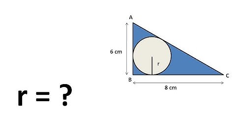 Inradius Calculation.