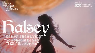 Halsey - “Easier Than Lying”, “You Should Be Sad”, “1121”, & “Die for Me” Live Dallas (2022)