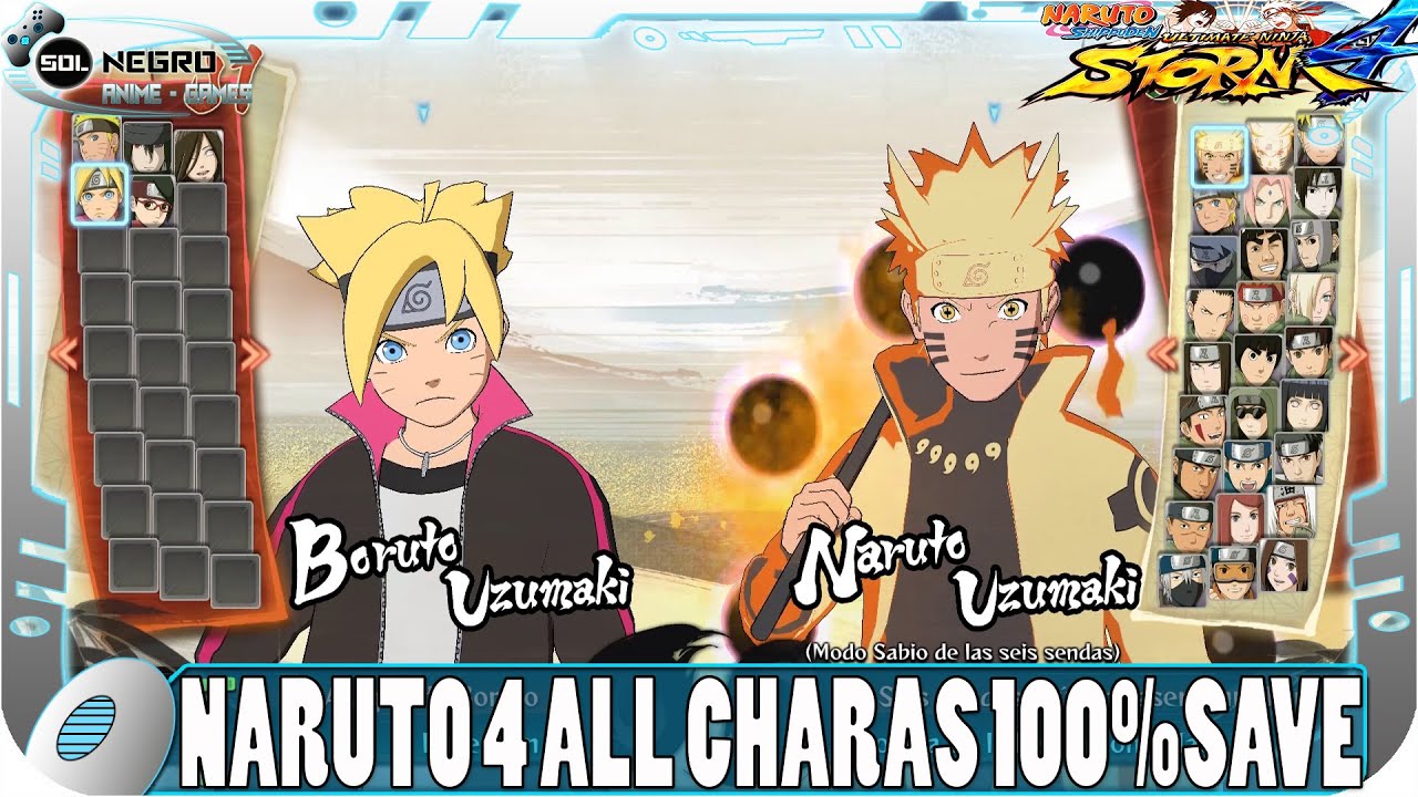 naruto storm 4 characters