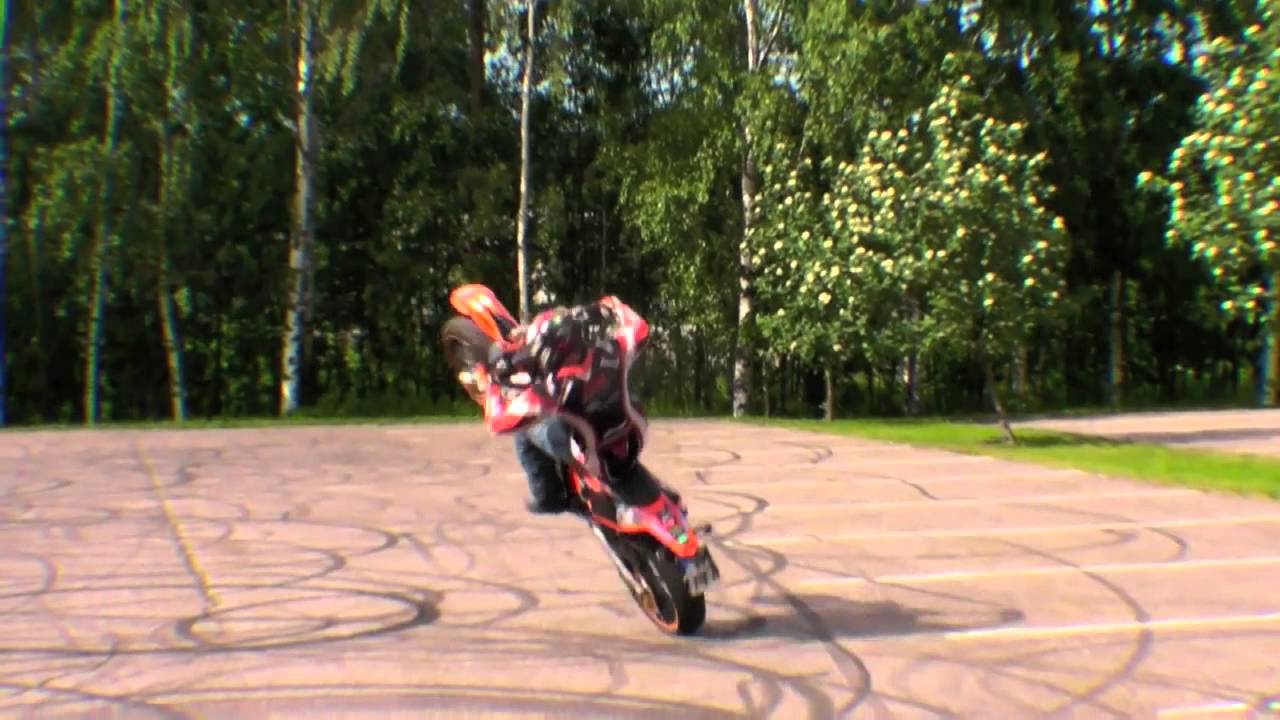 KTM 125 exc almost pro stunting