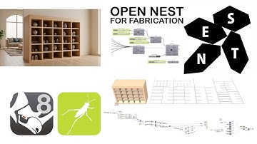 Tutorial de fabricación de estanterías paramétricas en Grasshopper Rhino con Open Nest Script + R...