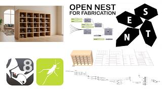 Famous Grasshopper Rhino Parametric Shelves Fabrication with Open Nest Script Tutorial + ReRenderai Wealth