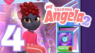 MY TALKING ANGELA 2 - Gameplay Walkthrough Part 4 Android APK / iOS - New Dance / Black Angela Skin screenshot 2