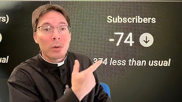 LOSING Subscribers on my YouTube Channel! 😇- Fr. Mark Goring, CC