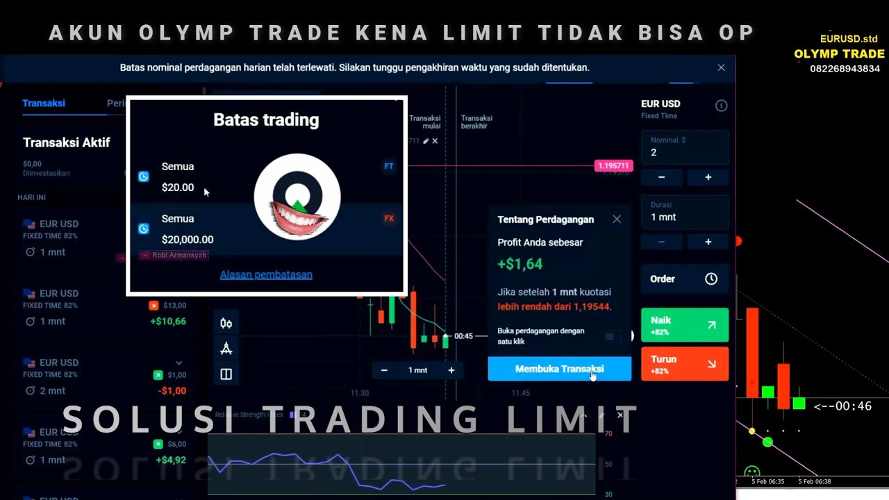 Limit harian olymp trade