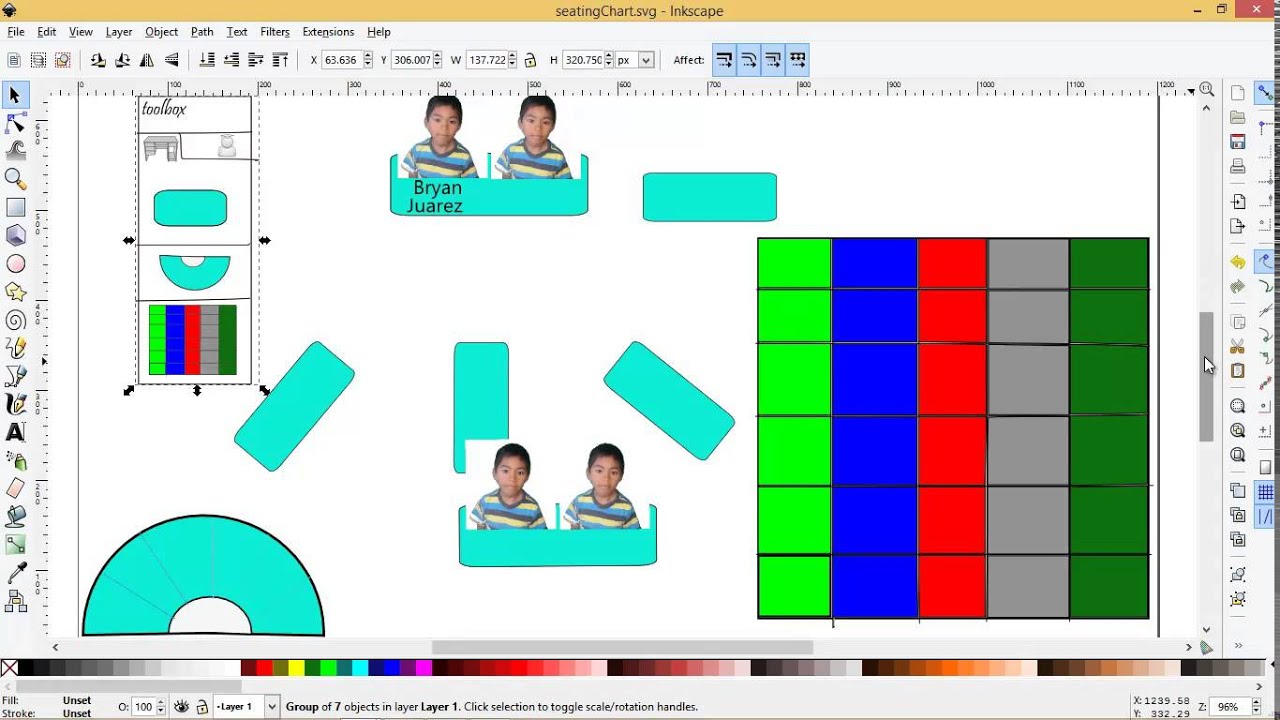 Svg Seating Chart