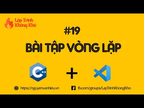 Video [Thực hành] Bài tập vòng lặp for trong C - youtube