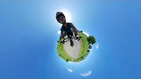 Replicated "Tiny Planet effect" from Kendrick Lamar