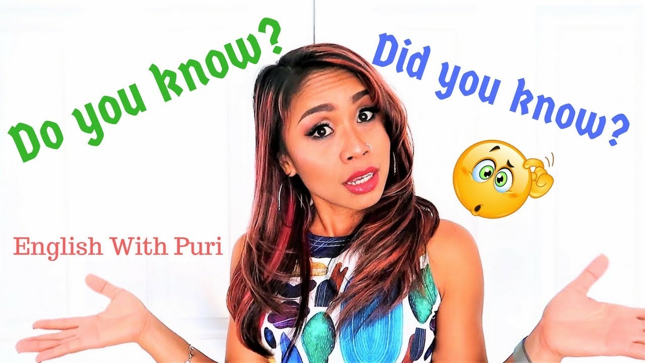 DO YOU KNOW ATAU DID YOU KNOW | #EnglishWithPuri
