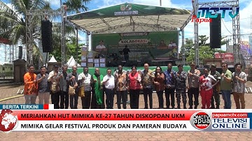 Meriahkan HUT Mimika Ke-27 Tahun DISKOP dan UKM Mimika Gelar Festival Produk dan Pameran Budaya