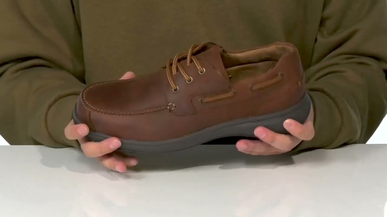 Florsheim Work Bayside Steel Toe Lace-Up SKU: 9269164 - YouTube