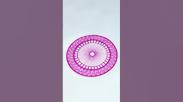 Oddly Satisfying #spirograph #satisfying #asmr #shorts #art #relaxing #skills #coloring  #oddly