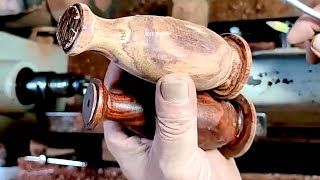 HOW TO PROFESSIONALLY TURN WOOD EP97 #satifying #woodturning #wood