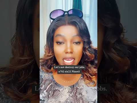 YB2007 We Should Preserve Our Jobs 0702622961 Missnyawiragiks Careercoachnyawira