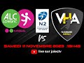 Alc longvic vs villeurbanne handball association  en national 2 masculin