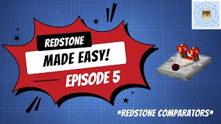 Redstone Made Easy! [REDSTONE COMPARATORS] Minecraft Java